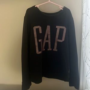 Gap black sweatshirt,size 12 Girls